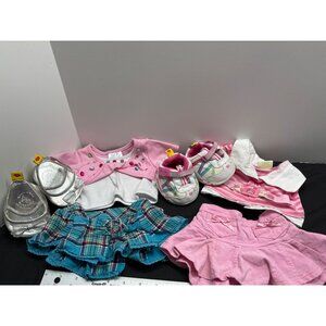Build-A-Bear Pink & Plaid Outfits With Shoes & Accessories Set For Ages 3+